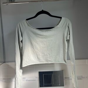 Brandy Melville Light Green Crop Top